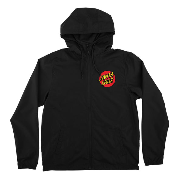 Santa Cruz Cruz Hooded Windbreaker Black