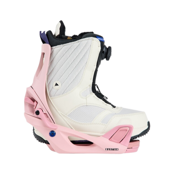 Burton 2024 Women's Step On® Re:Flex Snowboard Bindings - Powder Blush