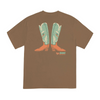 Krux Surf Boots T-Shirt - Woodland Brown