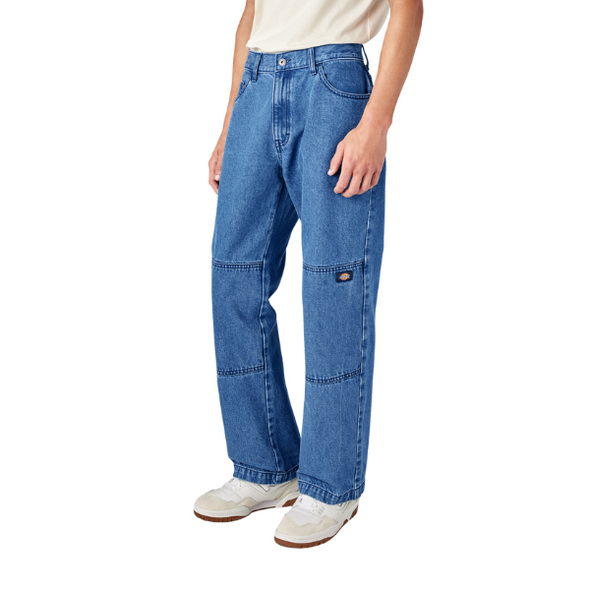 Dickies Loose Fit Double Knee Jeans - Stonewashed Vintage Blue