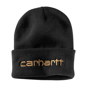 Carhartt Logo Graphic Cuffed Beanie - Black