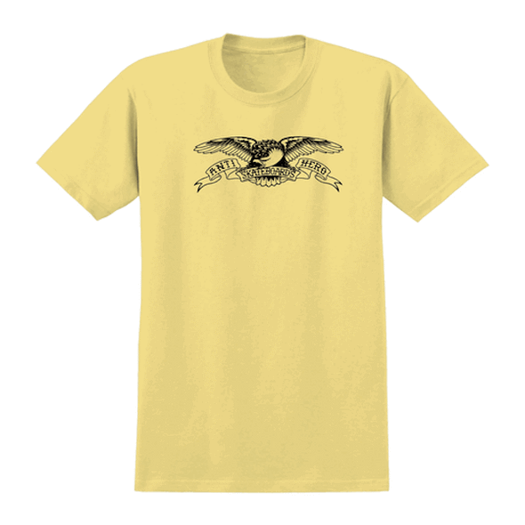 Anti-Hero Basic Eagle T-Shirt - Banana/Black