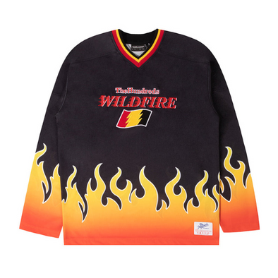 The Hundreds Wildfire Hockey Jersey - Black