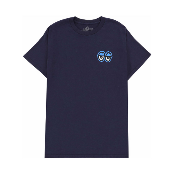 Krooked Strait Eyes T-Shirt - Navy/Blue