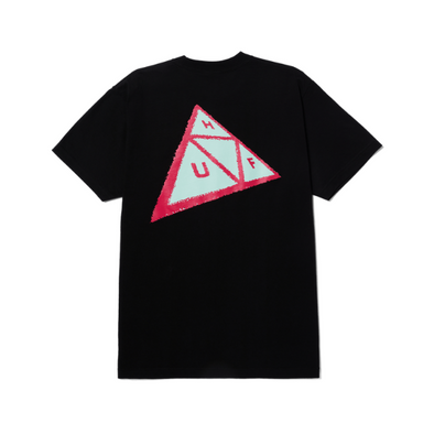 HUF Skewed Triple Triangle T-Shirt - Black