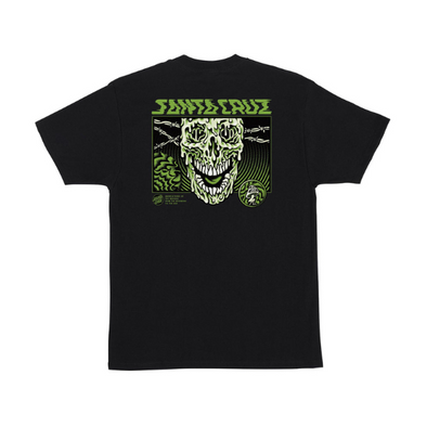 Santa Cruz Toxic Skull T-Shirt - Black
