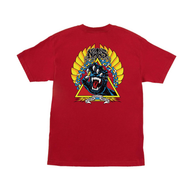 Santa Cruz Natas Screaming Panther T-Shirt - Red