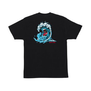 Santa Cruz Screaming Wave T-Shirt - Black