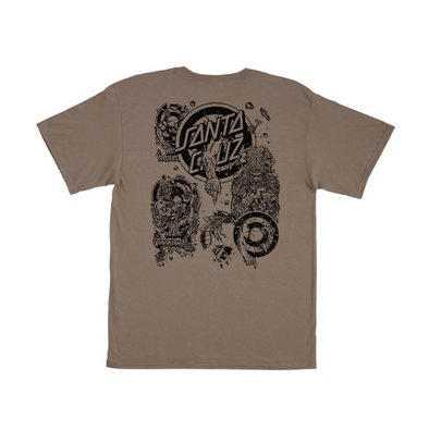 Santa Cruz Roskopp Evo 2 T-Shirt - Dusty Brown