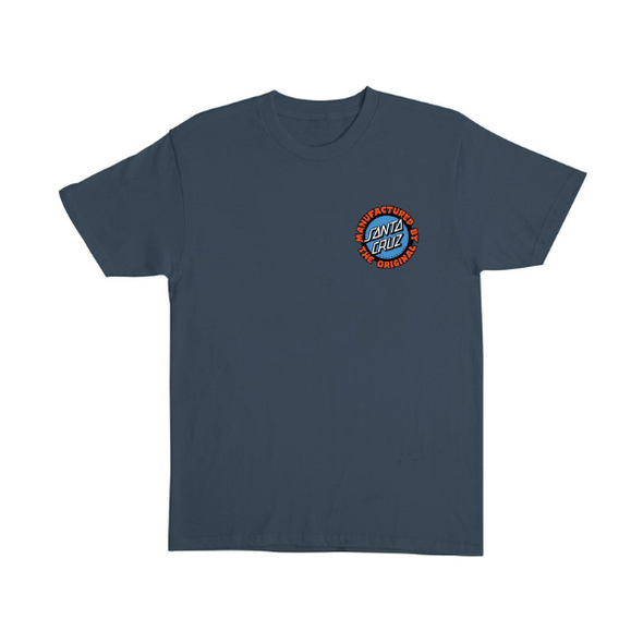 Santa Cruz Speed MFG Dot T-Shirt - Steel Blue