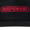 Independent Baseplate Snapback Black