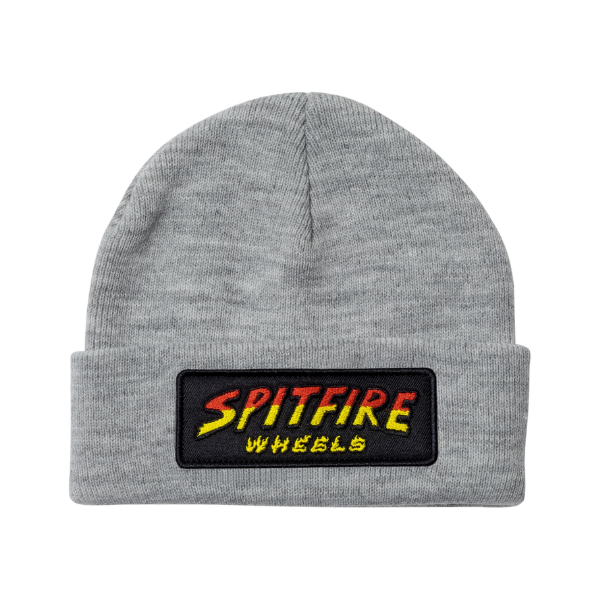 Spitfire Hell Hounds Script Patch Beanie - Heather – Xtreme Boardshop ...