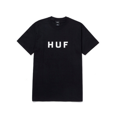 Huf OG Logo S/S T-Shirt - Black