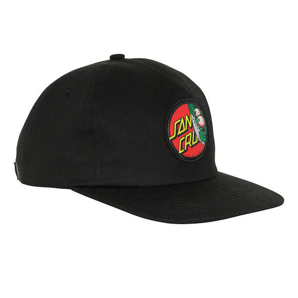 Santa Cruz Beware Dot Strapback Hat Black