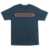 Independent Bar Logo T-Shirt Harbor Blue