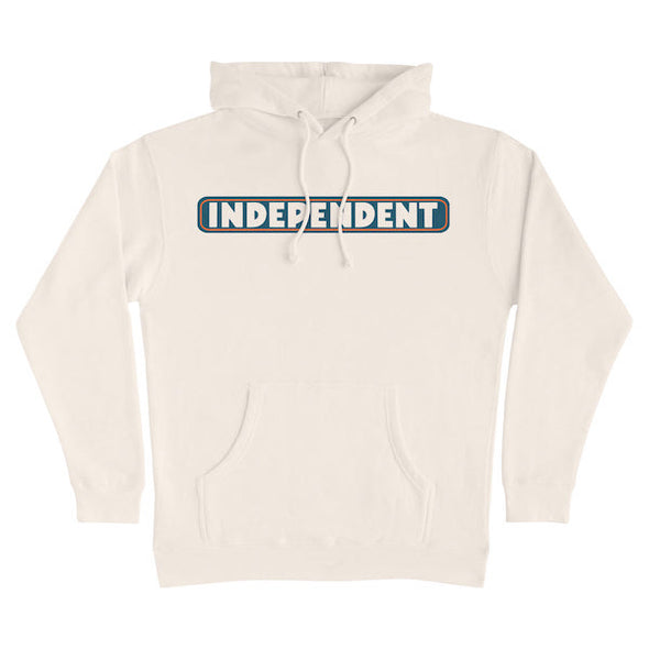 Independent Bar Logo Pullover Hoodie - Bone