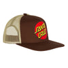 Santa Cruz Classic Dot Trucker Hat - Tan/Brown