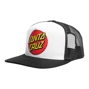 Santa Cruz Classic Dot Trucker Hat - Black/White