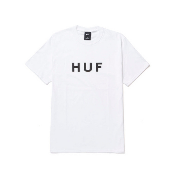 Huf OG Logo S/S T-Shirt - White