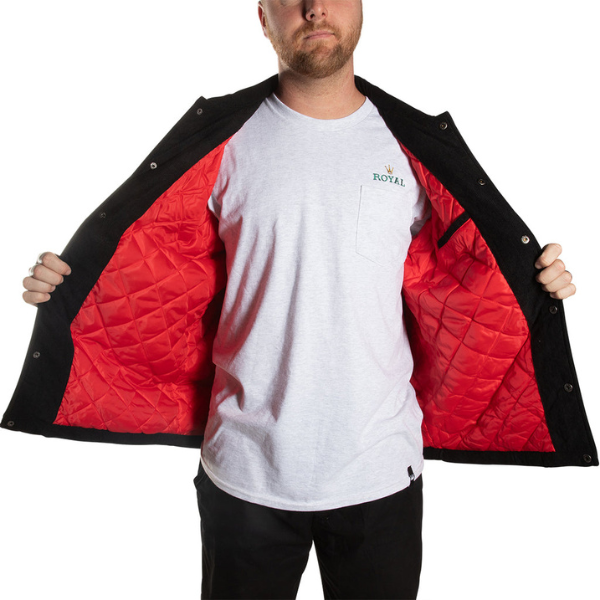 Chocolate Corduroy Coaches Jacket - Black – Xtreme Boardshop Chocolate Corduroy Coaches Jacket - Black – Xtreme Boardshop