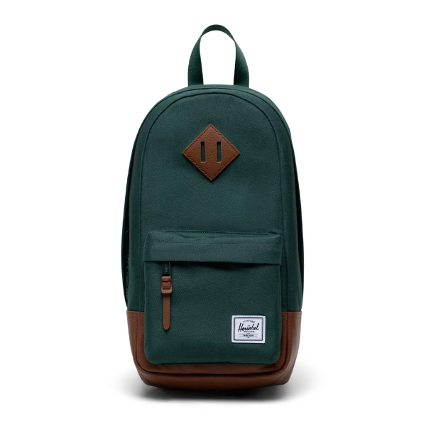 Herschel Supply Co. Heritage Shoulder Bag - Trekking Green/Tan Herschel Supply Co. Heritage Shoulder Bag - Trekking Green/Tan