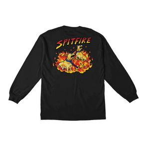 Spitfire Hell Hounds II Long Sleeve T-Shirt - Black/Multi