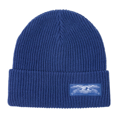 Anti Hero Stock Eagle Label Cuff Beanie Blue/White