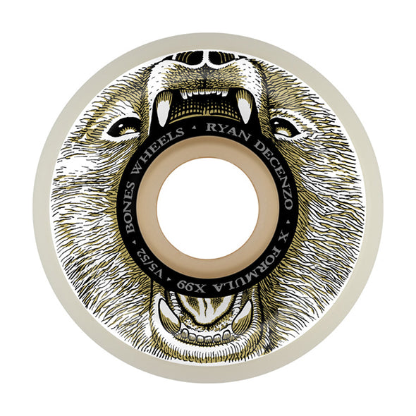 BONES X-FORMULA DECENZO BEAR GRILLS 99A 52mm White