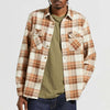 Brixton Bowery L/S Flannel WhiteCap/PineCone Brown/Burro