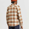 Brixton Bowery L/S Flannel WhiteCap/PineCone Brown/Burro