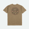 Brixton Crest II S/S STT Tiger's Eye/Washed Black/Mahog