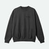 Brixton Embroidered Heavy Weight Crew Washed Black