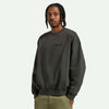 Brixton Embroidered Heavy Weight Crew Washed Black