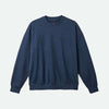 Brixton Embroidered Heavy Weight Crew Washed Navy