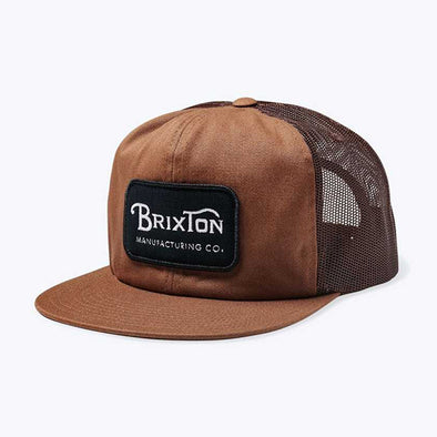 Brixton Grade HP Trucker Hat Brown/Brown