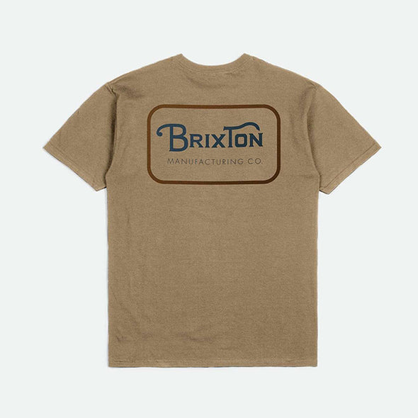 Brixton Grade S/S STT Tiger's Eye/Washed Navy/Brown