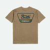 Brixton Linwood S/S STT Tiger's Eye/Navy/Olive