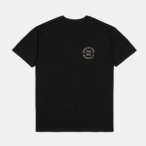 Brixton Oath V S/S STT Black/Whitecap/Persimmon Orange