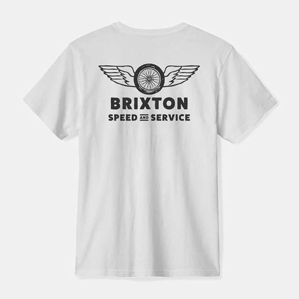 Brixton Spoke S/S STT White