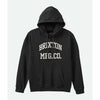 Brixton Varsity Broken In Hood Black Worn Wash