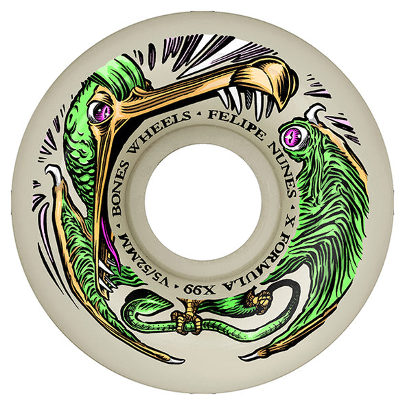 Bones X-Formula Nunes Dino-Sortas 52mm 99A White