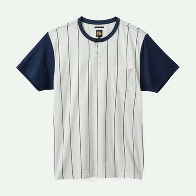 Brixton 20th Anniversary Detroit Pkt T Off White/Washed Navy