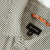 Brixton Builders Auto S/S Shirt Black/Off-White Stripe