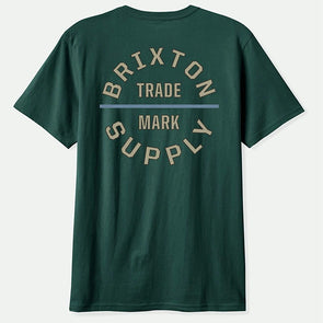 Brixton Oath V S/S STT Deep Emerald/Sand/Slate
