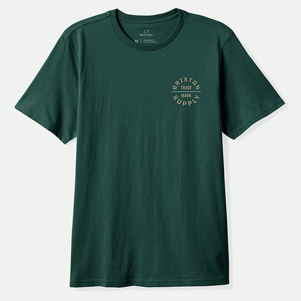 Brixton Oath V S/S STT Deep Emerald/Sand/Slate