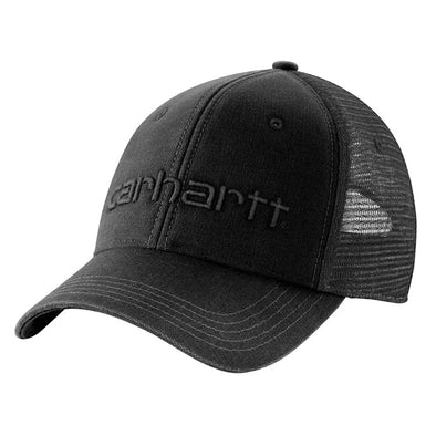 Carhartt Canvas Mesh-Black Logo Cap Black