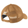 Carhartt Canvas Mesh-Black Logo Cap Carhartt Brown/Oiled Walnut