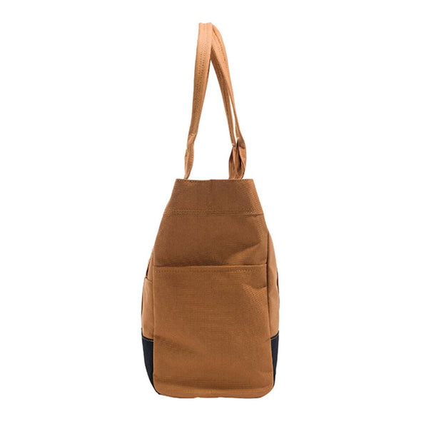 CARHARTT HORIZONTAL ZIP TOTE CARHARTT BROWN