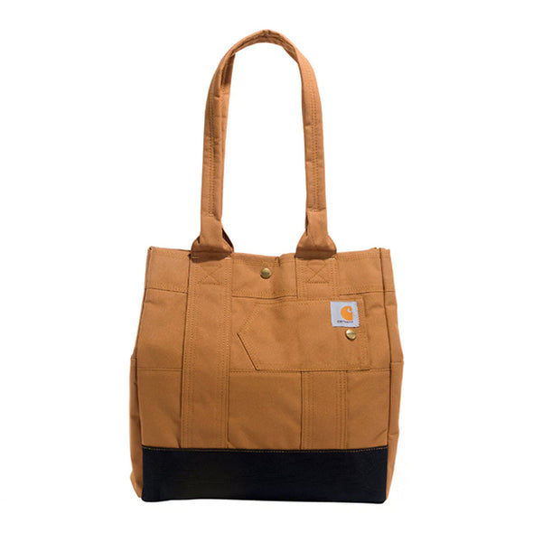 CARHARTT VERTICAL SNAP TOTE CARHARTT BROWN