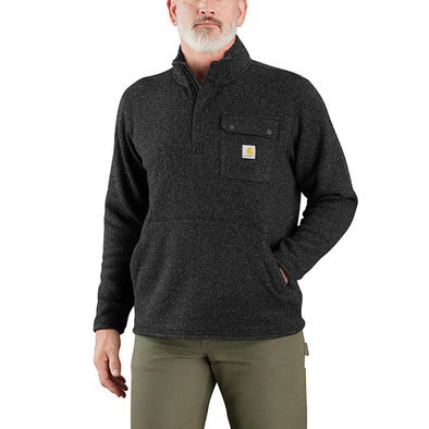 Carhartt Quarter Zip Pocket Sweater FLC Black